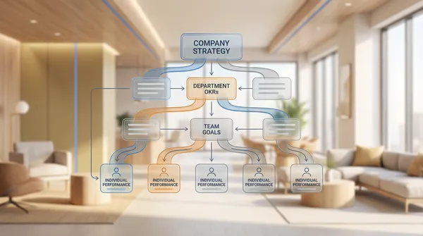 Align Performance Reviews with Business Strategy via OKR Cascading