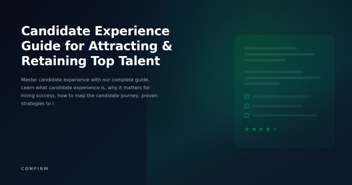 Candidate Experience Guide: The Complete Framework for Attracting & Retaining Top Talent