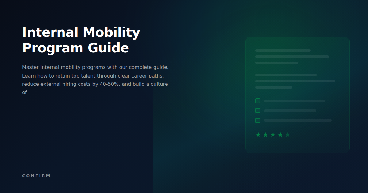 Internal Mobility Program Guide: How to Build Career Paths That Retain Talent
