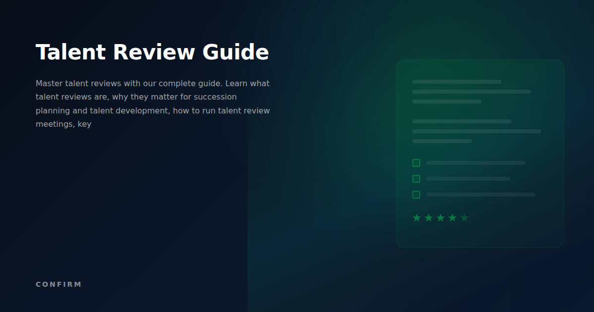 Talent Review Guide: Definition, Best Practices & How to Run Effective Talent Review Meetings