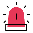 Incident response icon — 24/7 security monitoring and response