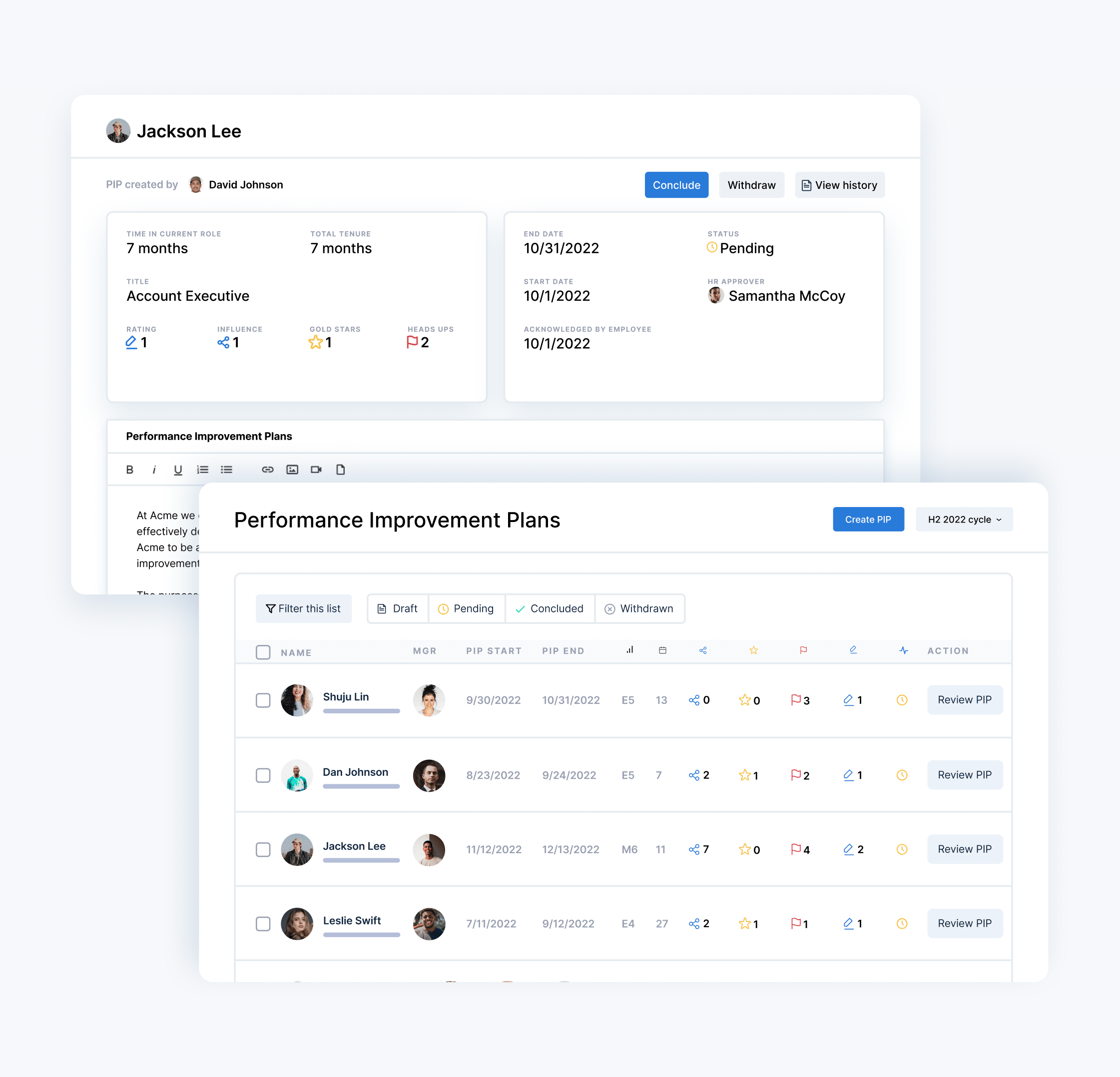 Key person risk dashboard showing organizational dependency mapping and concentration scoring for succession planning