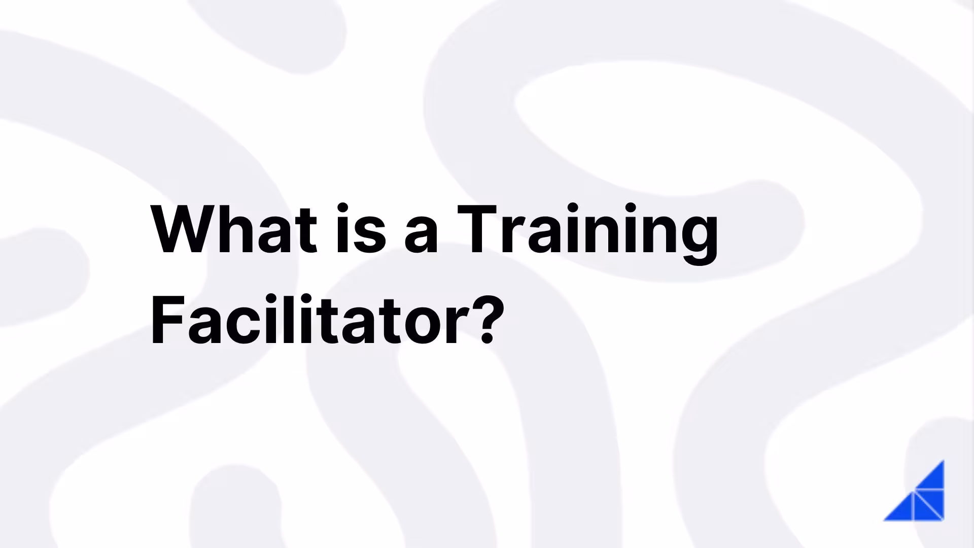Post image for What is a Training Facilitator?
