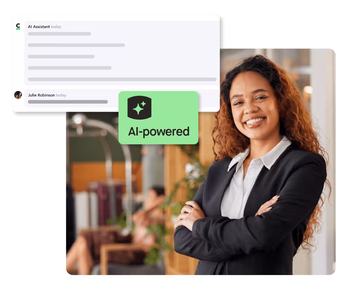 AI powered assistant chat