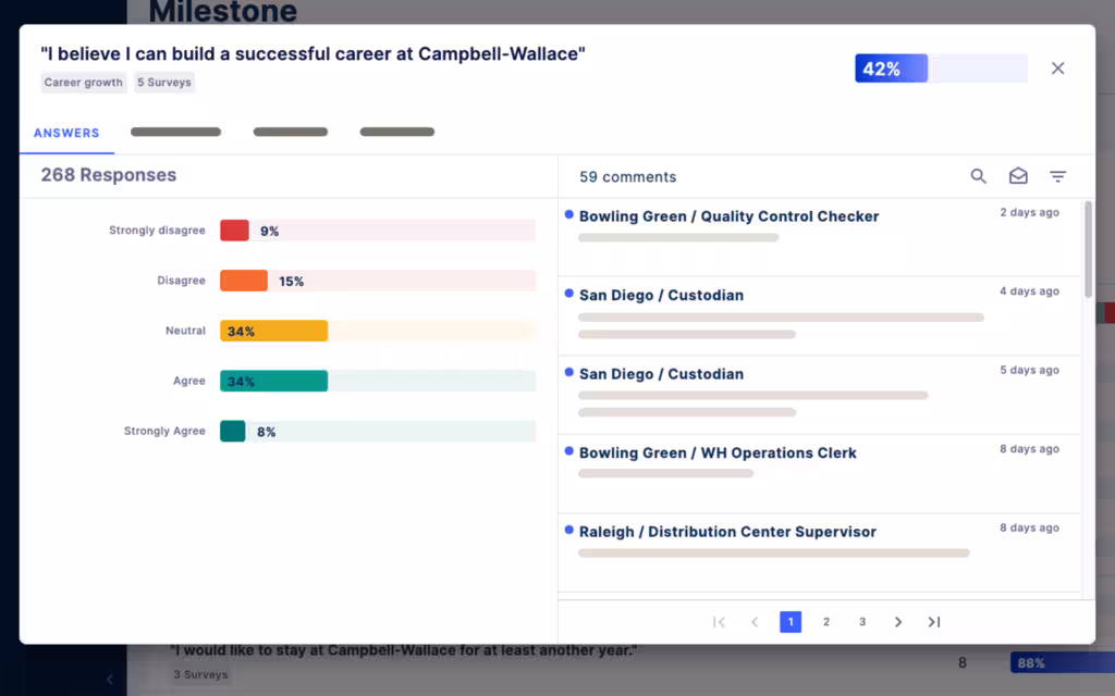 landscape engage question analysis