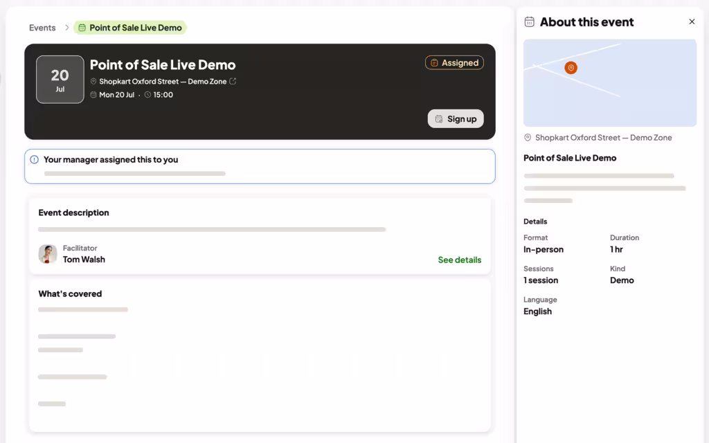 landscape learngo booked session