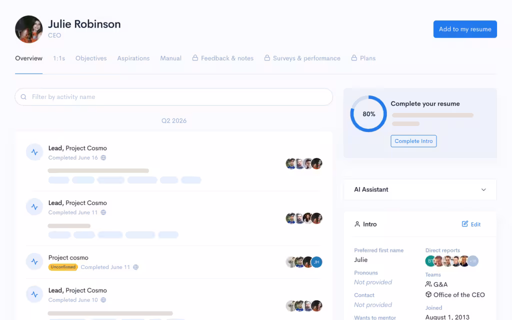 landscape perform user profile 1